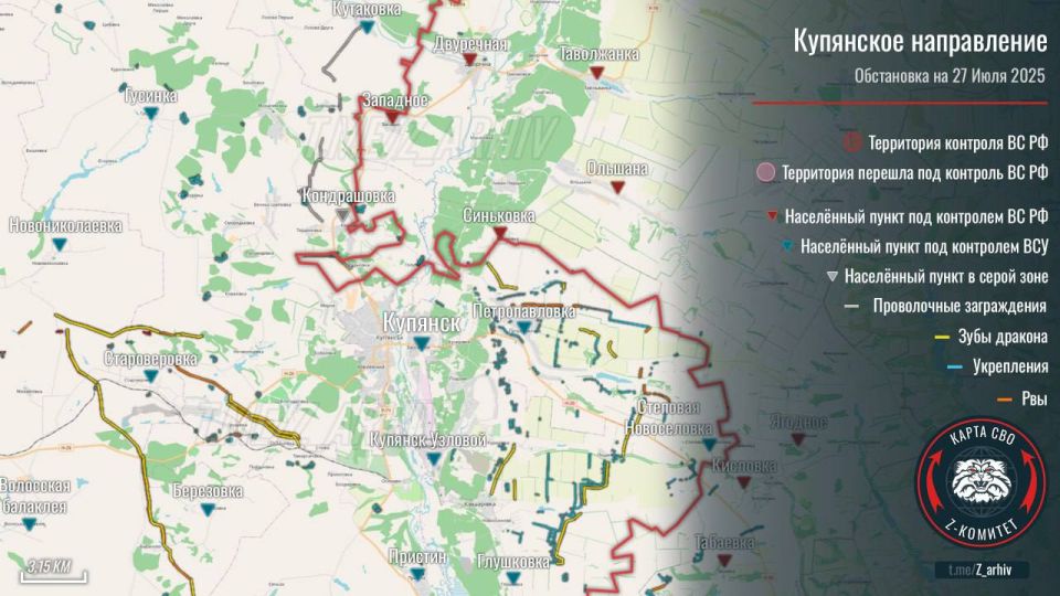 Продвижение наших на Купянском направлении Продвижение наших на Купянском направлении