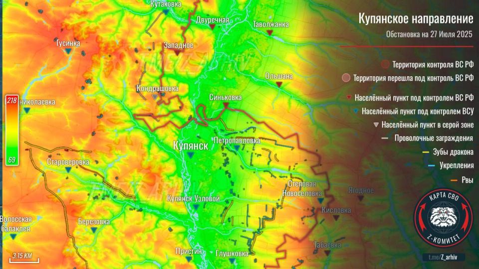 Продвижение наших на Купянском направлении Продвижение наших на Купянском направлении