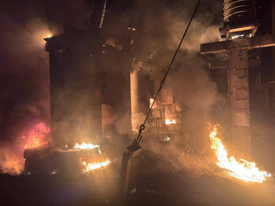 Минус электрическая подстанция в Изюме Харьковской области