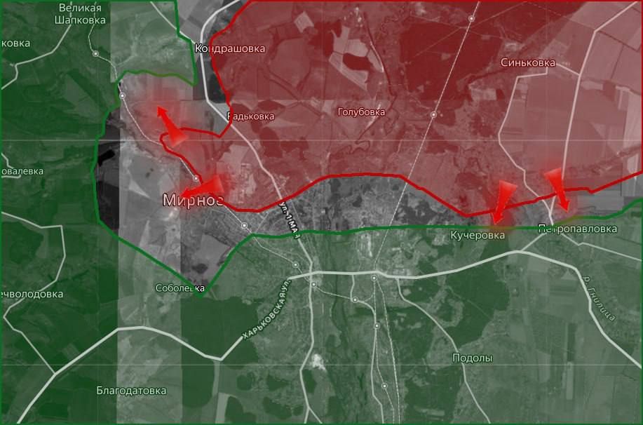 «На Купянском направлении идут бои у северной части города Купянск