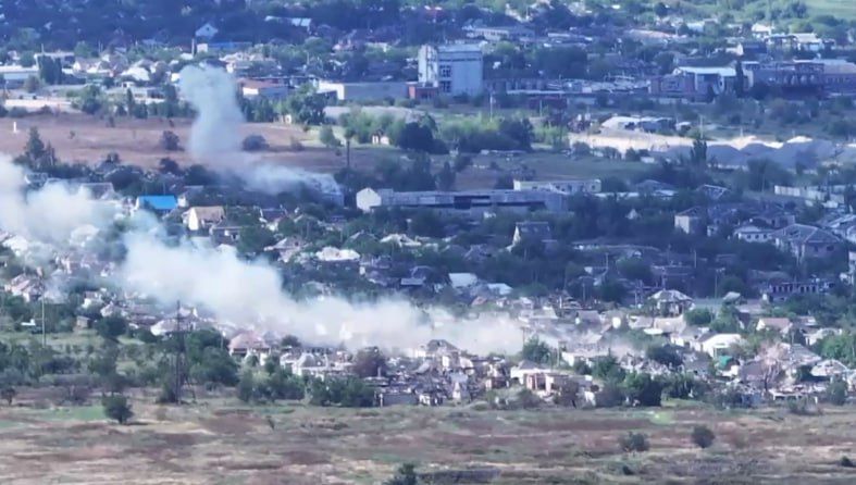 Пожары на окраине Купянска