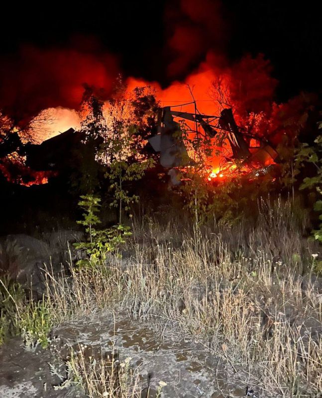 Прилетело в Чугуево Харьковской области