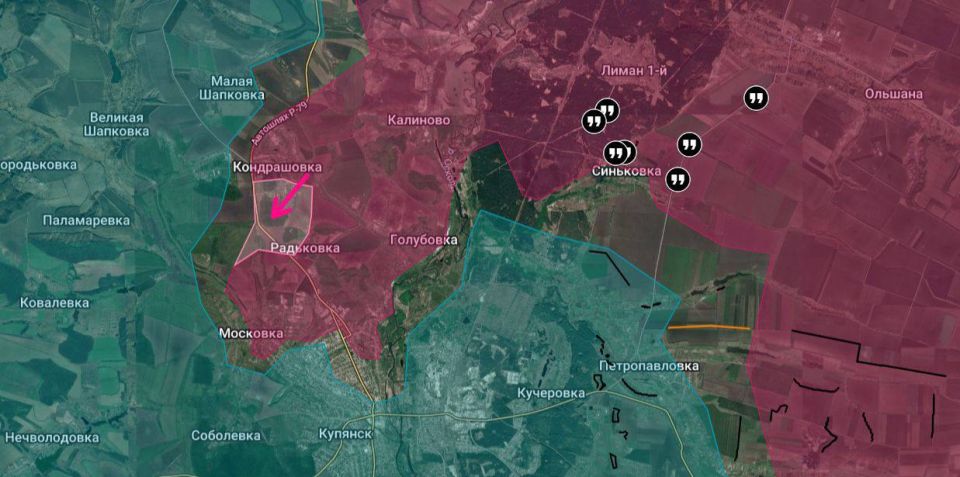 По оперативным данным, подразделения 25-й и 27-й бригад Вооруженных Сил Российской Федерации успешно развивают наступление на купянском направлении