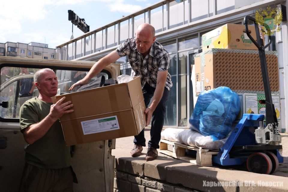 Волонтёры Центра помощи партии «Единая Россия» предоставили очередной гуманитарный груз для жителей Харьковской области