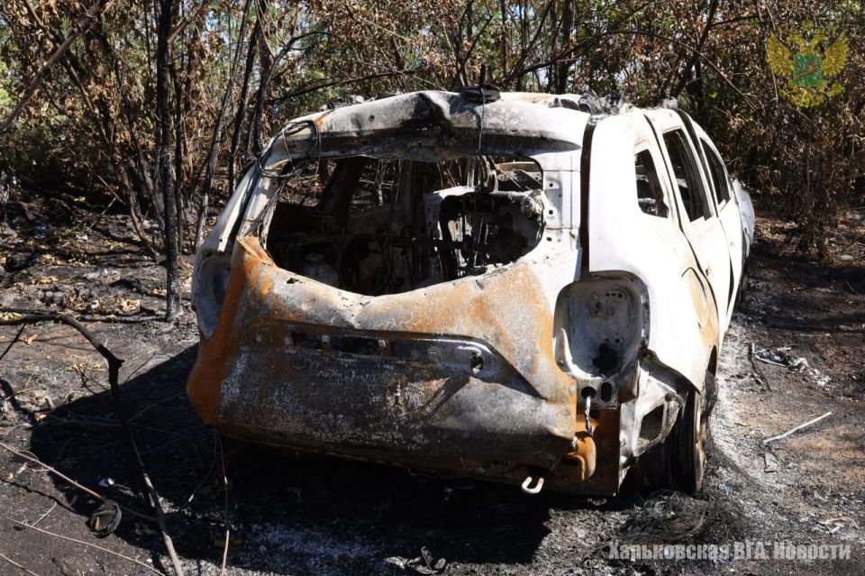 Уничтоженный боевиками Украины автомобиль ВГА Харьковской области Уничтоженный боевиками Украины автомобиль ВГА Харьковской области