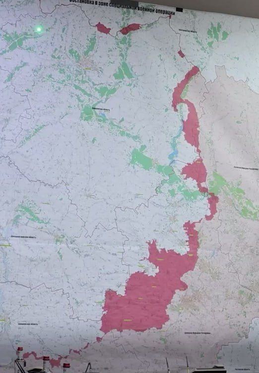 Обстановка на фронте согласно картам Генерального штаба - район Купянска и Покровска - Мирнограда