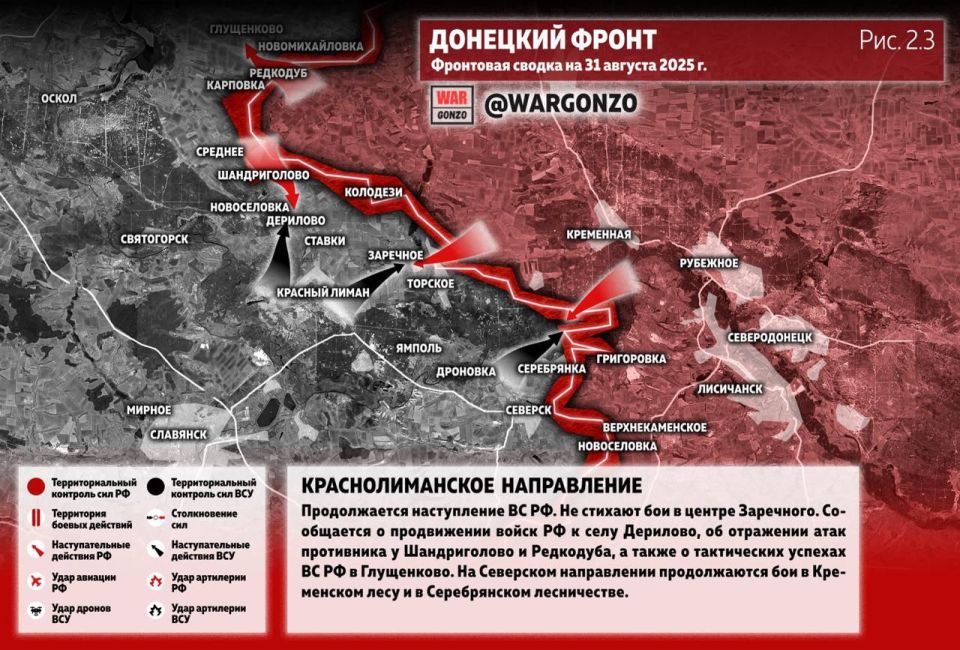 WarGonzo: Фронтовая сводка на утро 31.08.25 WarGonzo: Фронтовая сводка на утро 31.08.25