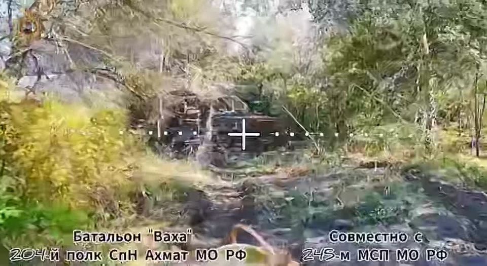 Уничтожение вражеского танка Т-72