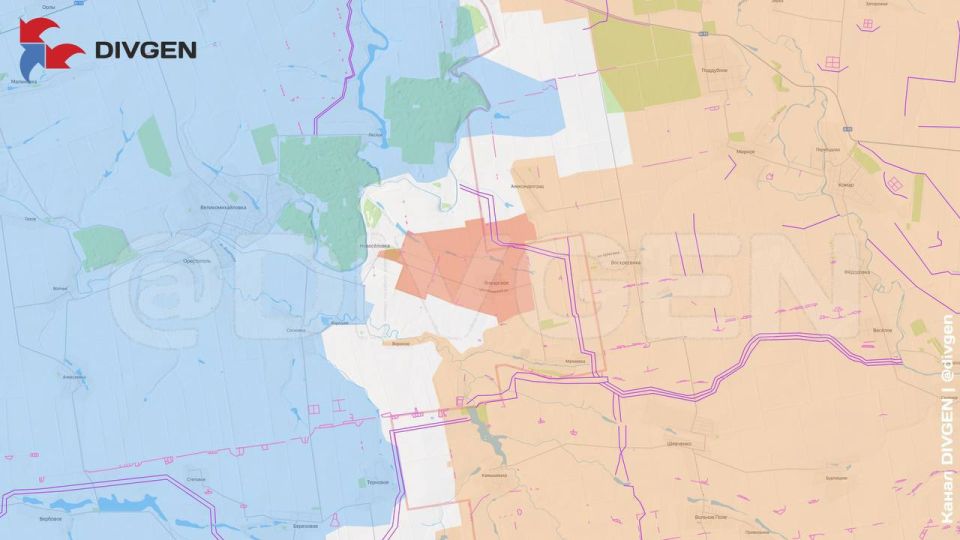 Изменения линии фронта за минувшие сутки нанёс на карту канал "DivGen": Изменения линии фронта за минувшие сутки нанёс на карту канал "DivGen":