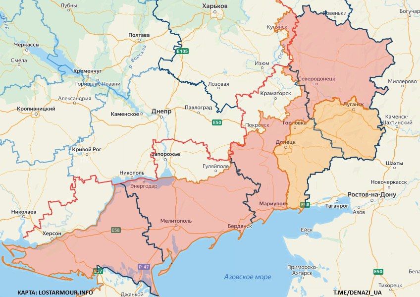 Сводка на утро 06.09:. На Запорожском направлении ВС РФ наступают в Приморском, на юге Степногорска и у Малой Токмачки