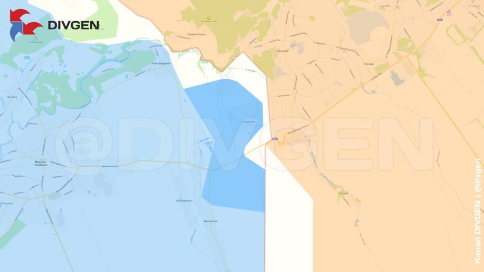 Изменения линии фронта за минувшие сутки нанёс на карту канал "DivGen": Изменения линии фронта за минувшие сутки нанёс на карту канал "DivGen":