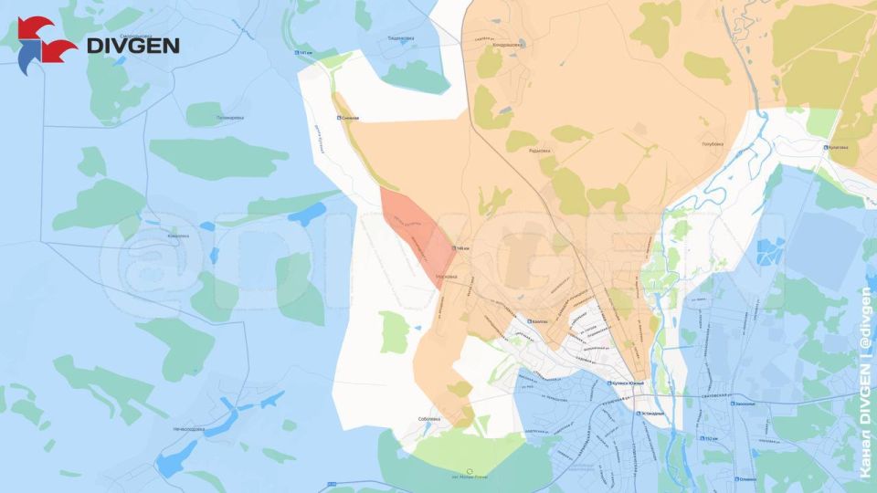 Изменения линии фронта за минувшие сутки нанёс на карту канал "DivGen": Изменения линии фронта за минувшие сутки нанёс на карту канал "DivGen":