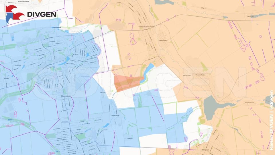 Изменения на карте за прошедшие сутки: