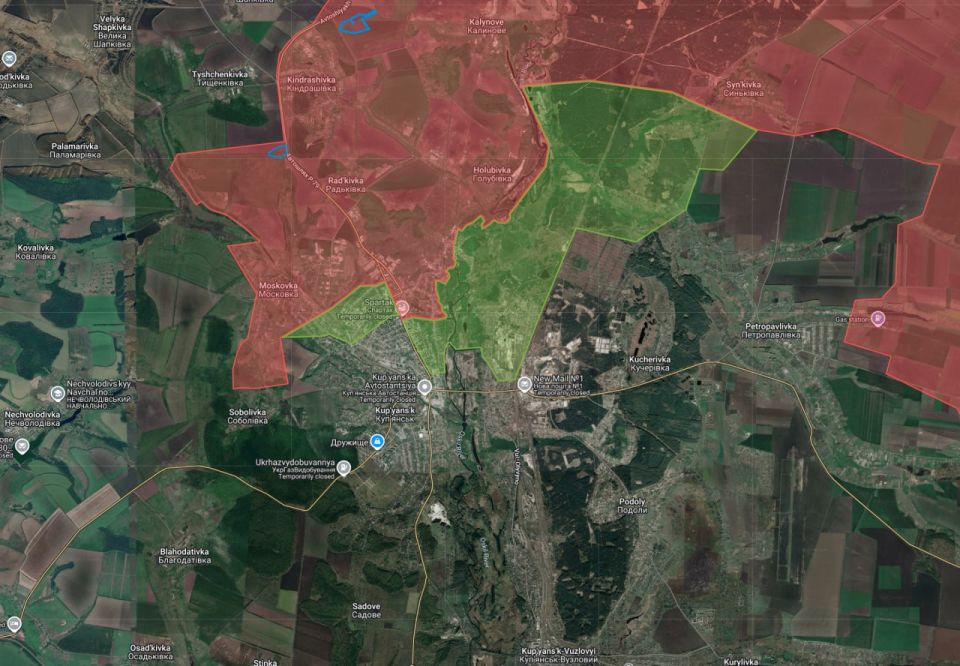 Купянск.. Компетентные люди говорят, что более половины города под нашим контролем