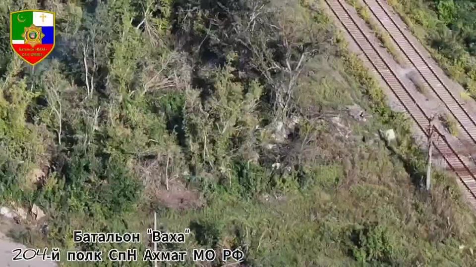 Уничтожение опорного пункта с живой силой противника на Харьковском направлении