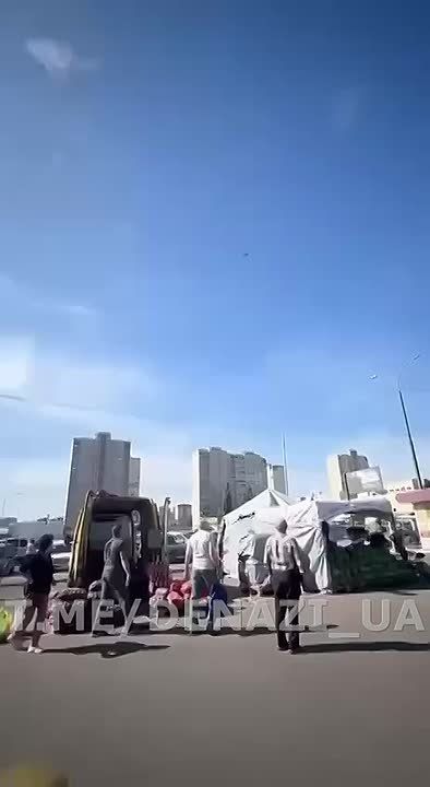 Момент прилёта "Герани" по объекту противника в Харькове