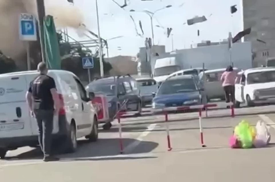 В Харькове что-то эпично прилетело