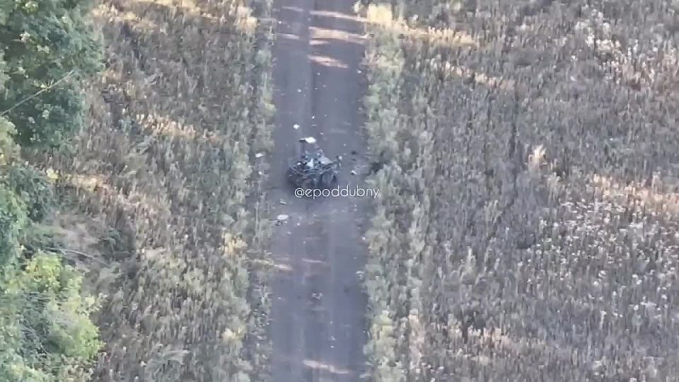 Евгений Поддубный: Наш воздушный дрон смотрит на наземный дрон противника