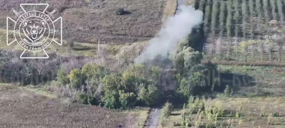 Расчет Д-30 накрыл засвеченный всушный опорник в н.п. Червоная Заря Харьковской области