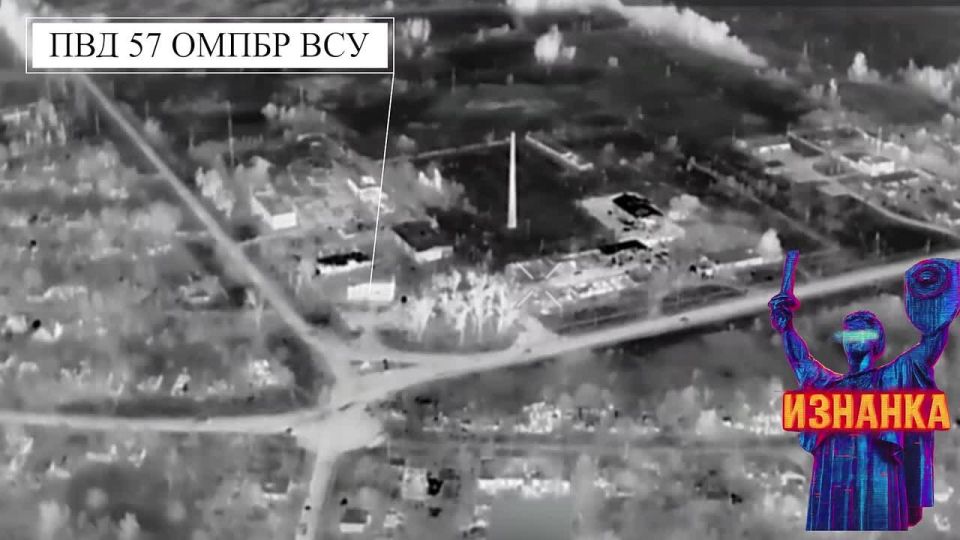 О работе авиации. Российские летчики четко отработали ЛМУРом Х-38 по ПВД 57 омпбр ВСУ в н.п. Волчанск Харьковской области