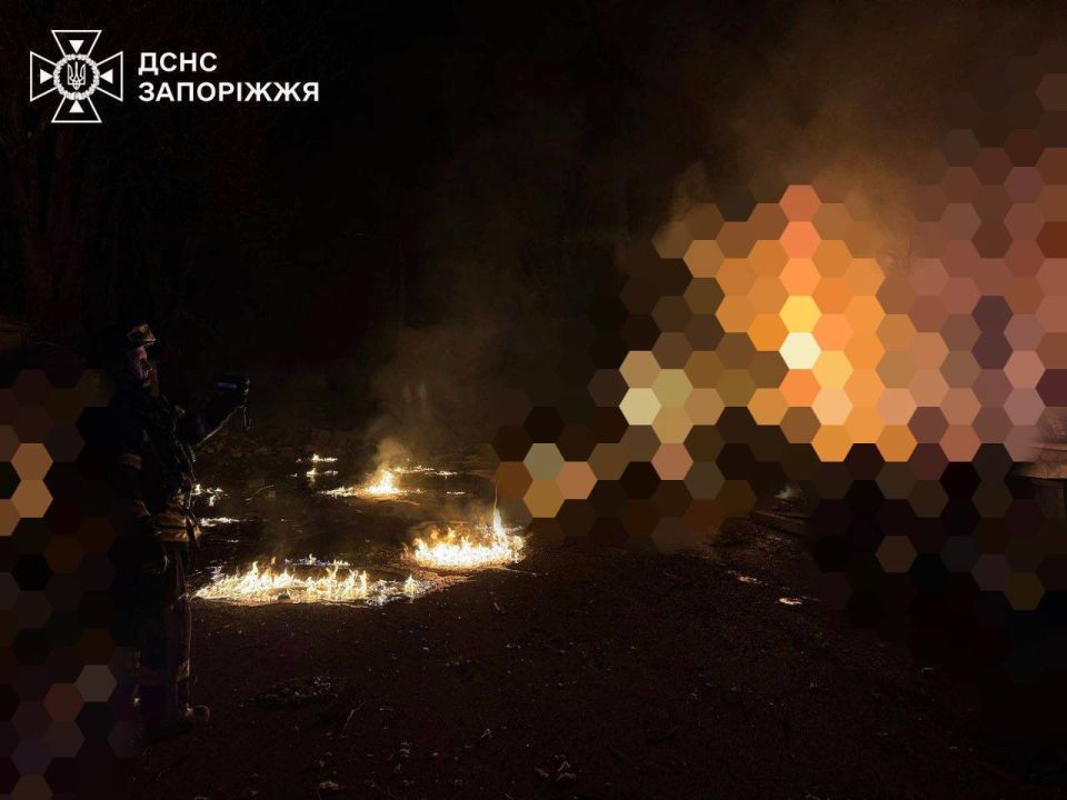 Третью ночь подряд Запорожье кроют авиабомбами