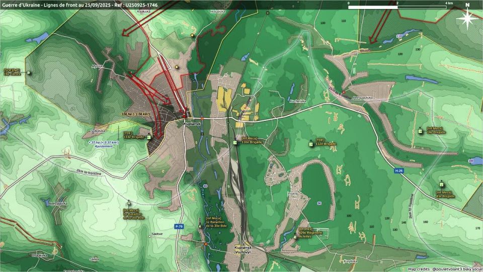 Купянск. Продвижение штурмовых рот ВС РФ в городе продолжается