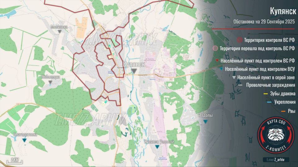 Продвижение наших в Купянске Продвижение наших в Купянске