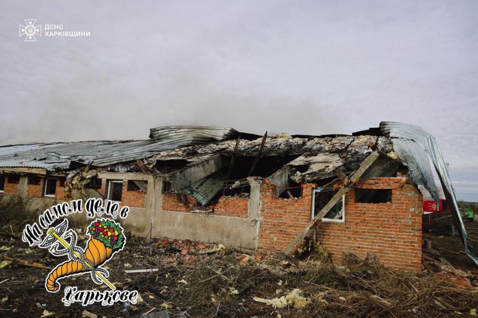 Укросми пишут о том, что Русская армия якобы расхреначила свиноферму в Харьковской области, в результате чего погибли 13 тысяч свиней