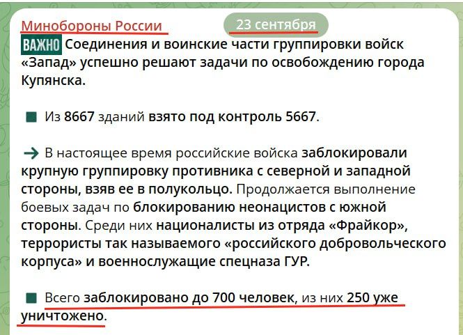 Юрий Подоляка: Купянск — и снова о блокировке гарнизона ВСУ в городе Юрий Подоляка: Купянск — и снова о блокировке гарнизона ВСУ в городе