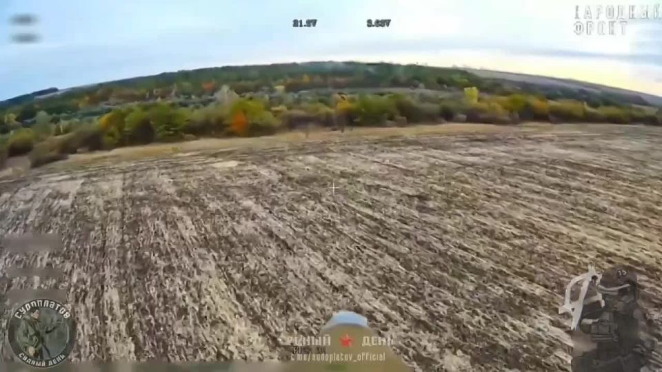 Уничтожение украинской САУ Богдана в районе н.п. Волоховское Харьковской области