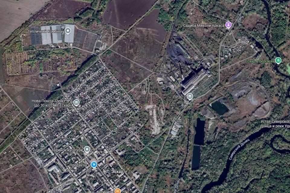 В районе нп Эсхар Харьковской области мощнейший пожар на территории ТЭЦ-2