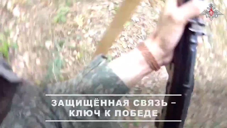 Военные связисты обеспечивают взаимодействие между подразделениями российской армии на Харьковском направлении фронта