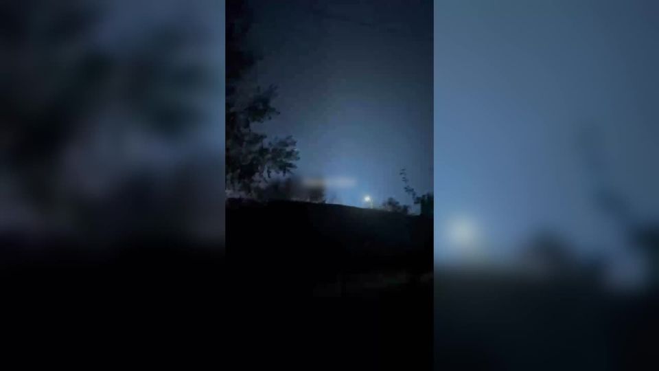 Новые кадры из Харькова, на которых, в том числе, виден пожар после прилетов по целям противника