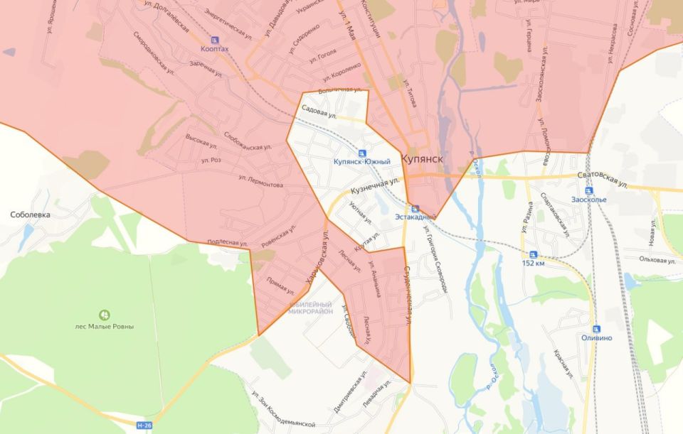 О продвижении ВС РФ в районе Купянска пишет ТГ-канал "Шёпот фронта"