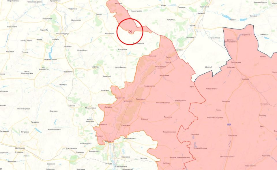 Минобороны России заявило об освобождении населённого пункта Отрадное в Харьковской области