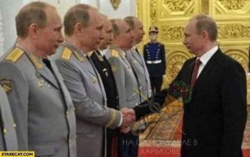 Сегодня в Кремле прошло торжественное поздравление с 73-летием всех двойников Путина