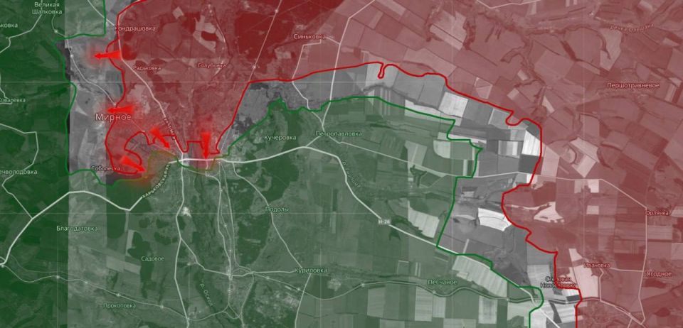 «На Купянском направлении российские войска наступают севернее Степовой Новосёловки, судя по всему, пытаясь закрыть большой «карман» юго-восточнее Купянска