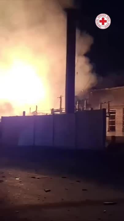 Все, что осталось от подстанции "Южкабель" в Харькове после визита БПЛА "Герань"