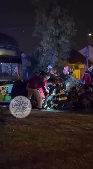 На Холмогорской очередное ДТП с воякой