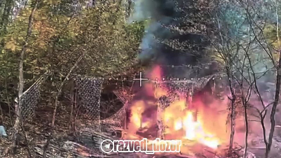 Очередная "Богдана" сгорела дотла от рук операторов FPV 18 мсд группировки "Север" в Харьковской области