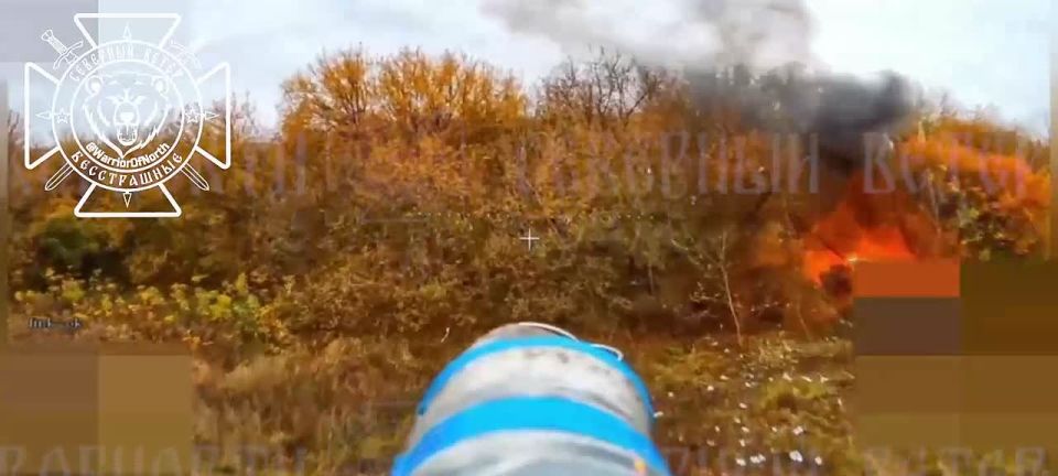 Владислав Шурыгин: Северяне сожгли очередной украинский танк в Харьковской области