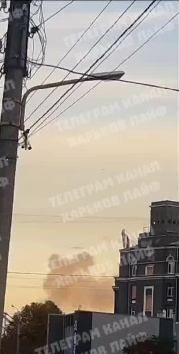 Бомбовый удар был нанесён в черте города