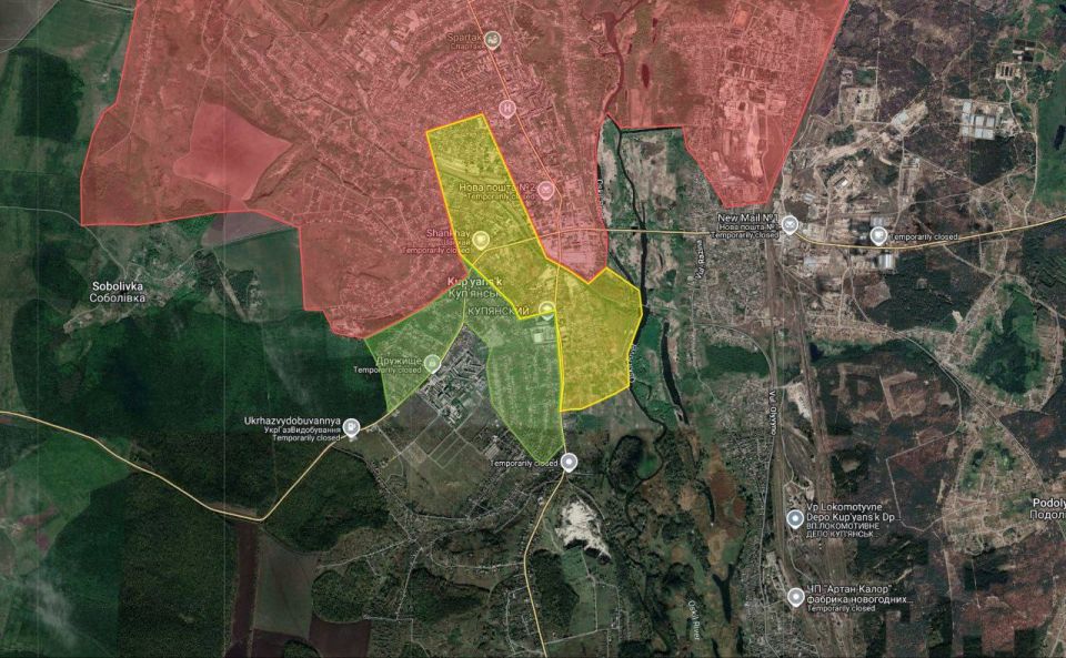 Российская армия полностью заняла центр Купянска и западный берег реки Оскол