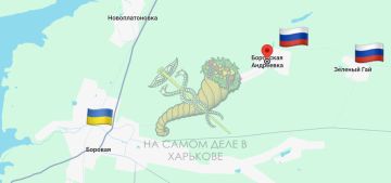 Русские воины освободили н.п. Боровская Андреевка Харьковской области