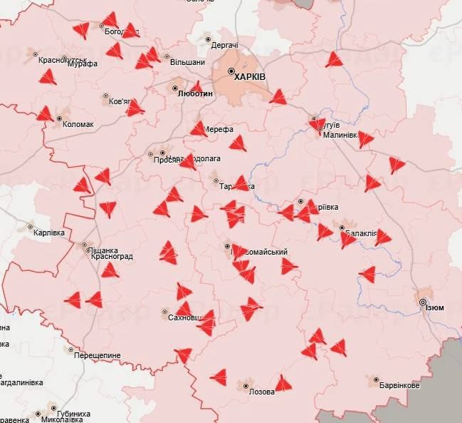 Новые ударные БПЛА летят по целям в Харьковской области