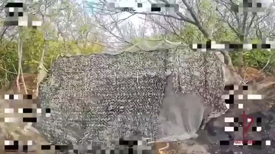 На харьковском направлении спецназ Росгвардии уничтожил гаубицу ВСУ