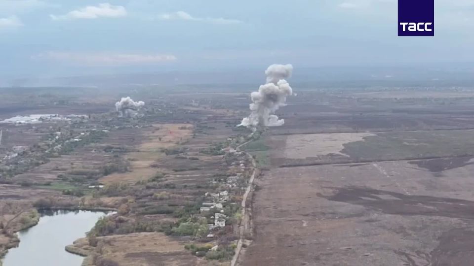 ВКС РФ ударили по пункту временной дислокации и пункту управления беспилотниками ВСУ возле Куриловки Харьковской области