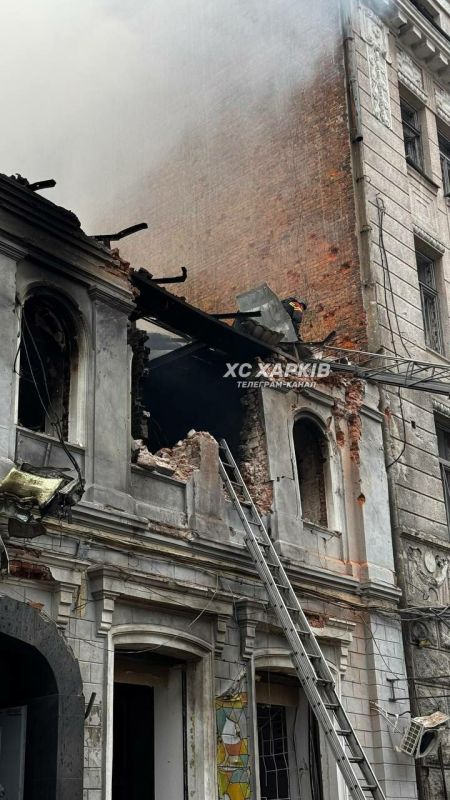 Прилет рядом с общежитием университета сельского хозяйства в Харькове