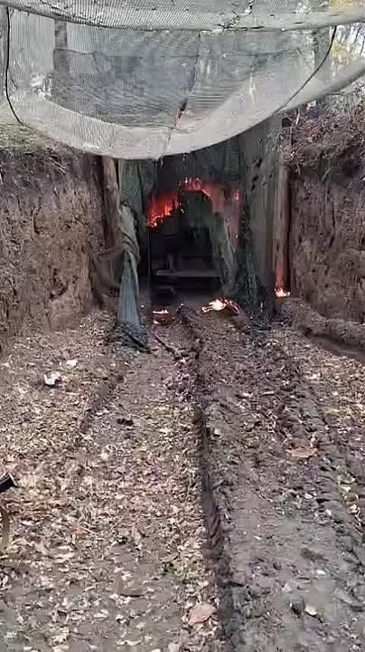 Объективный контроль недавно уничтоженной украинской 2С22 «Богдана» в Харьковской области