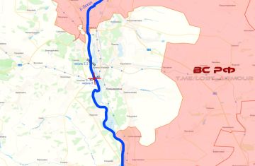 На Купянском направлении группировка ВСУ на левом берегу Оскола также "висит" на нескольких переправах в районе Купянска-Узлового, одна из которых сегодня была разрушена высокоточным ударом ВС РФ